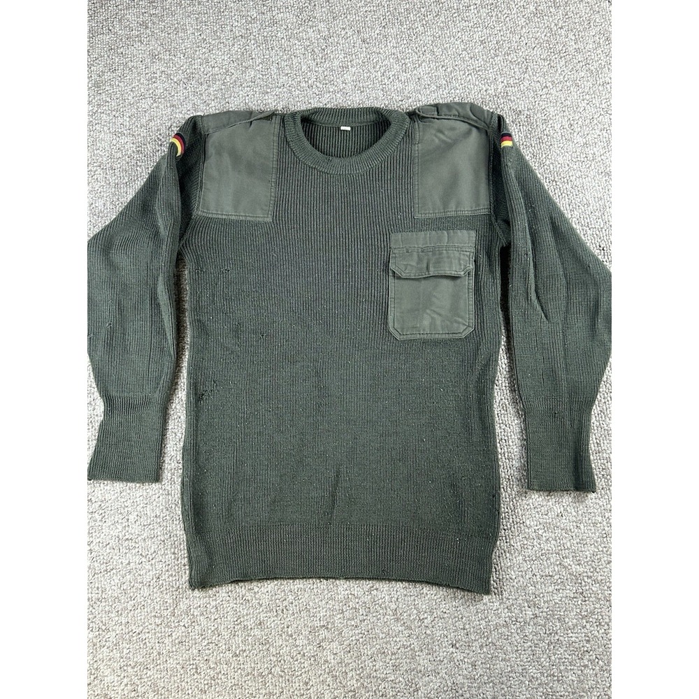 Vintage German Crew Neck Pullover Sweater Men's 52 Military Uniform ***Read***